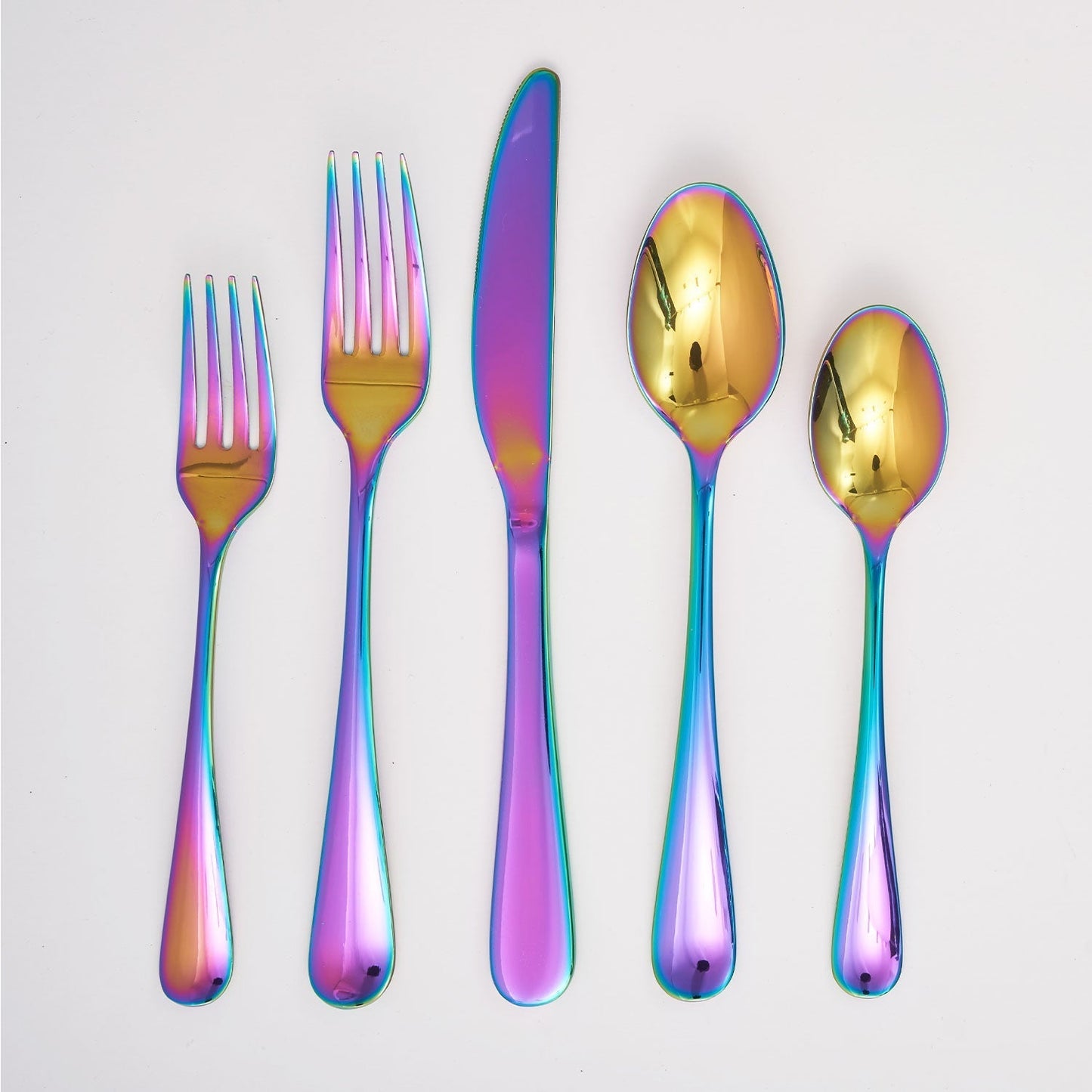 Rhiannon Rainbow Mirror 20-Piece Flatware Set