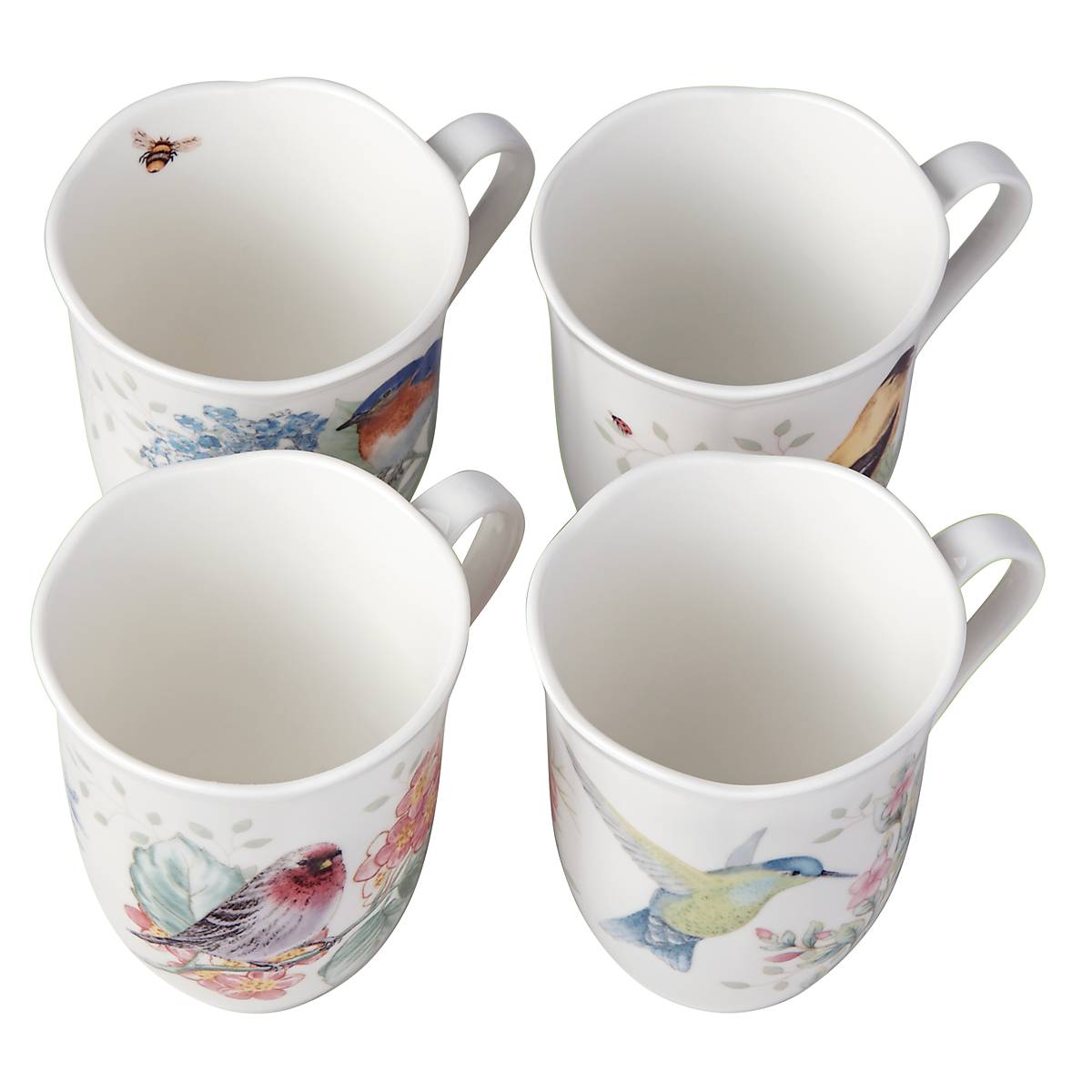 Butterfly Meadow Flutter Mugs, Set of 4
