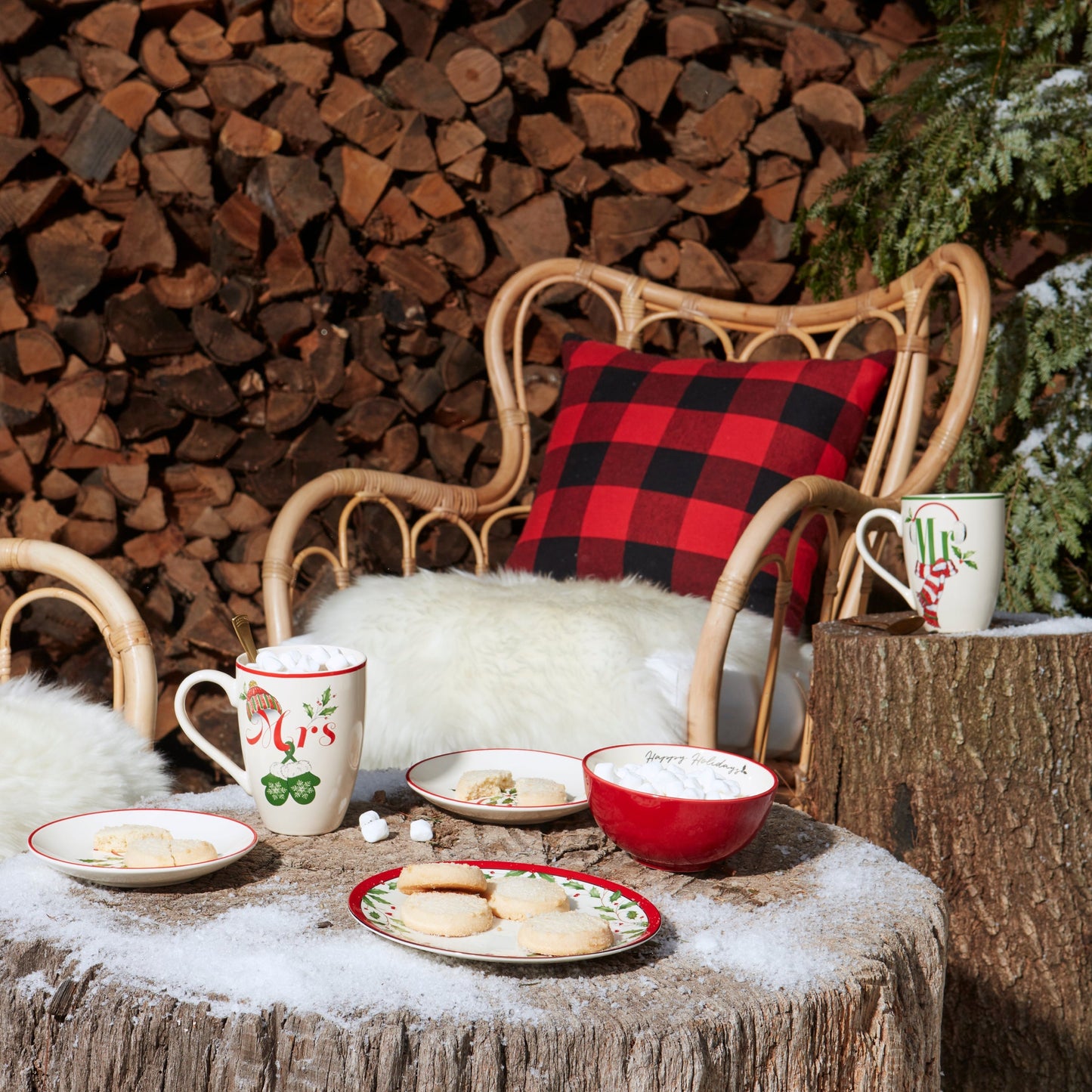 Holiday Accent Plates, Set of 6