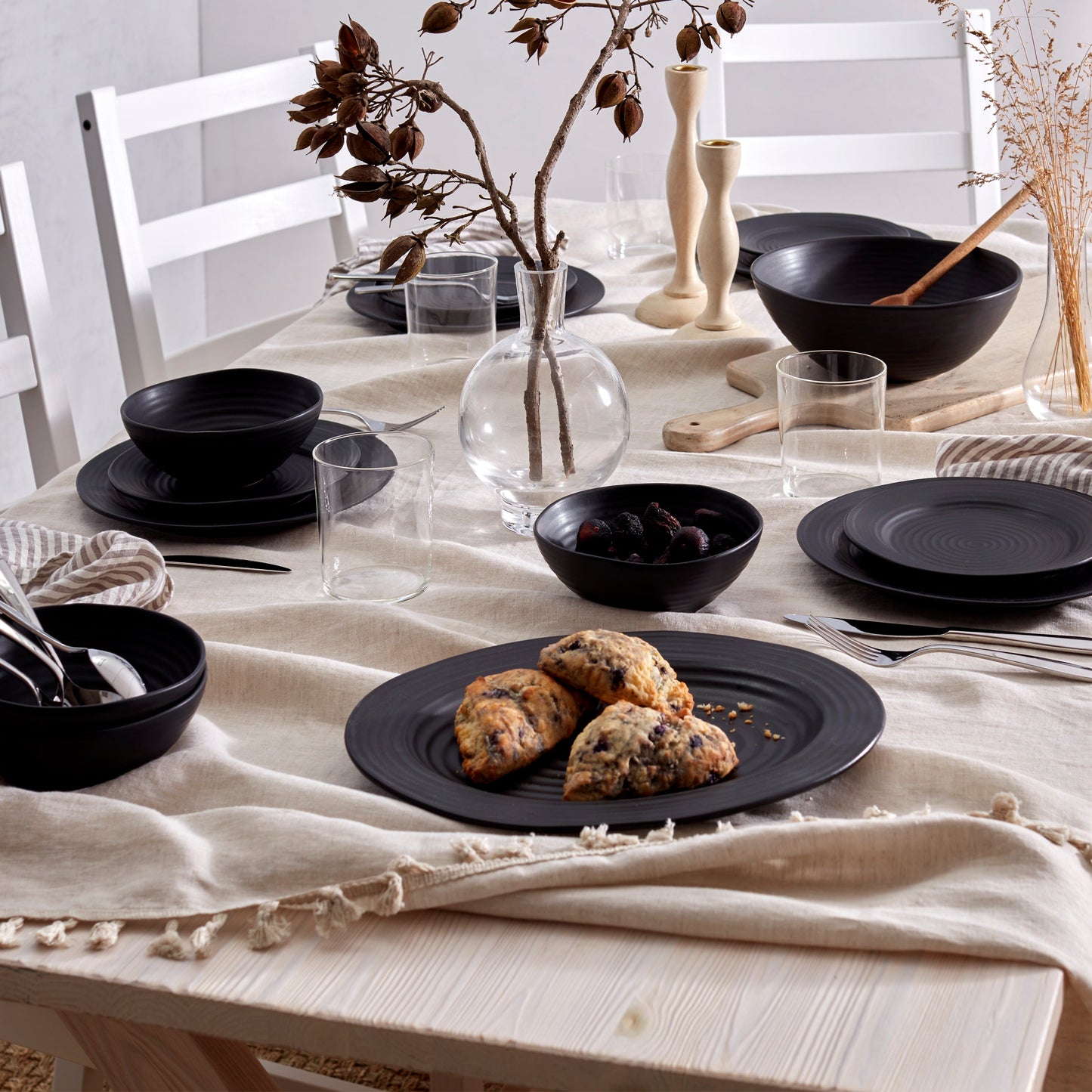 Ridge Black All-Purpose Bowl