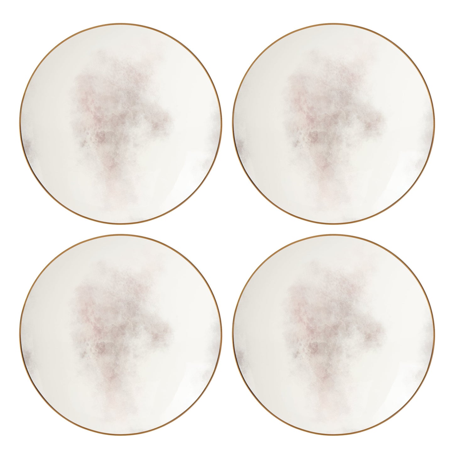Trianna Salaria Coupe Salad Plates, Set of 4