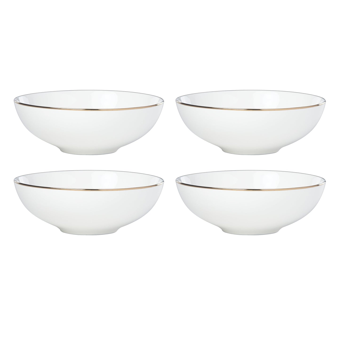 Trianna White All-Purpose Bowls, Set of 4
