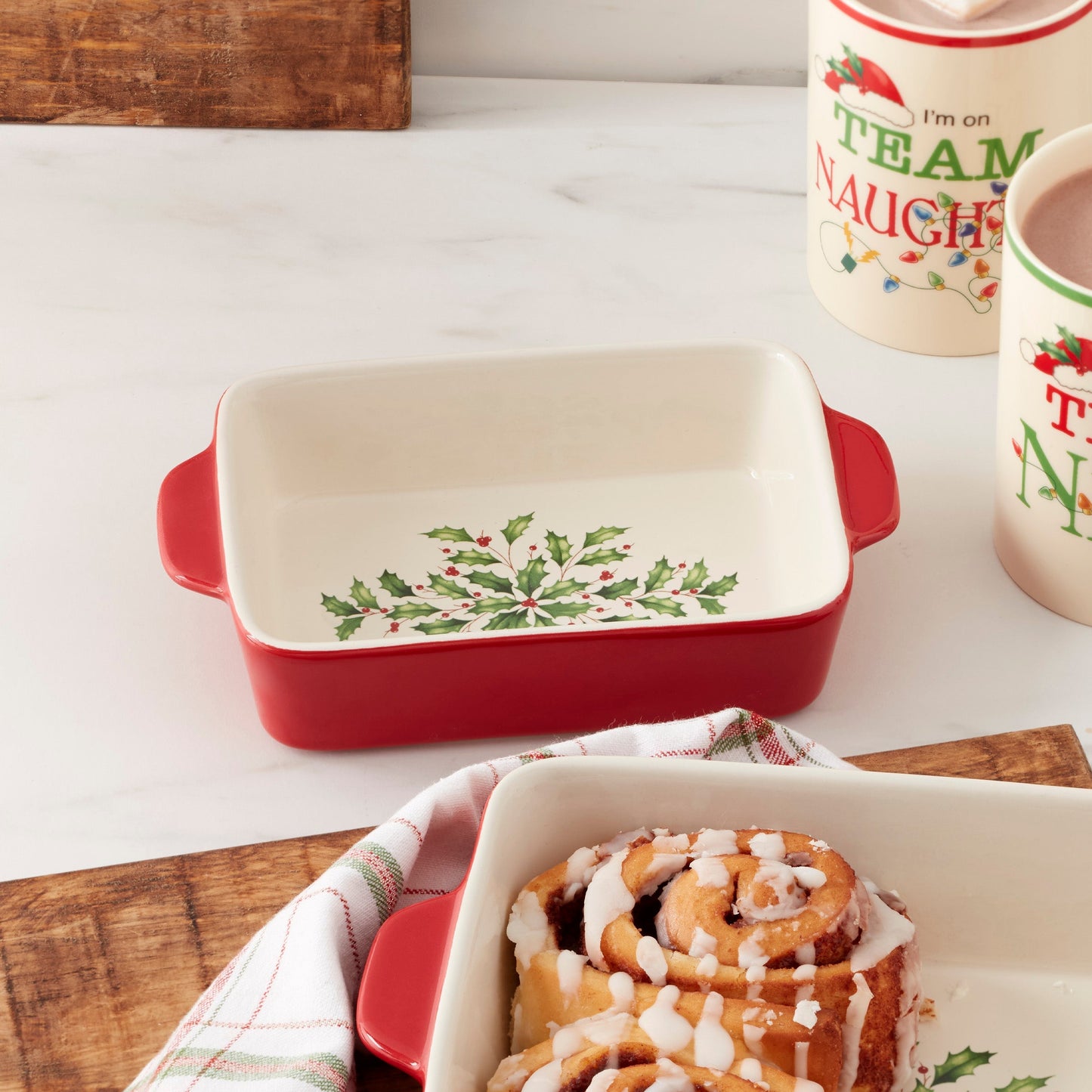Holiday Rectangular Mini Baking Dish