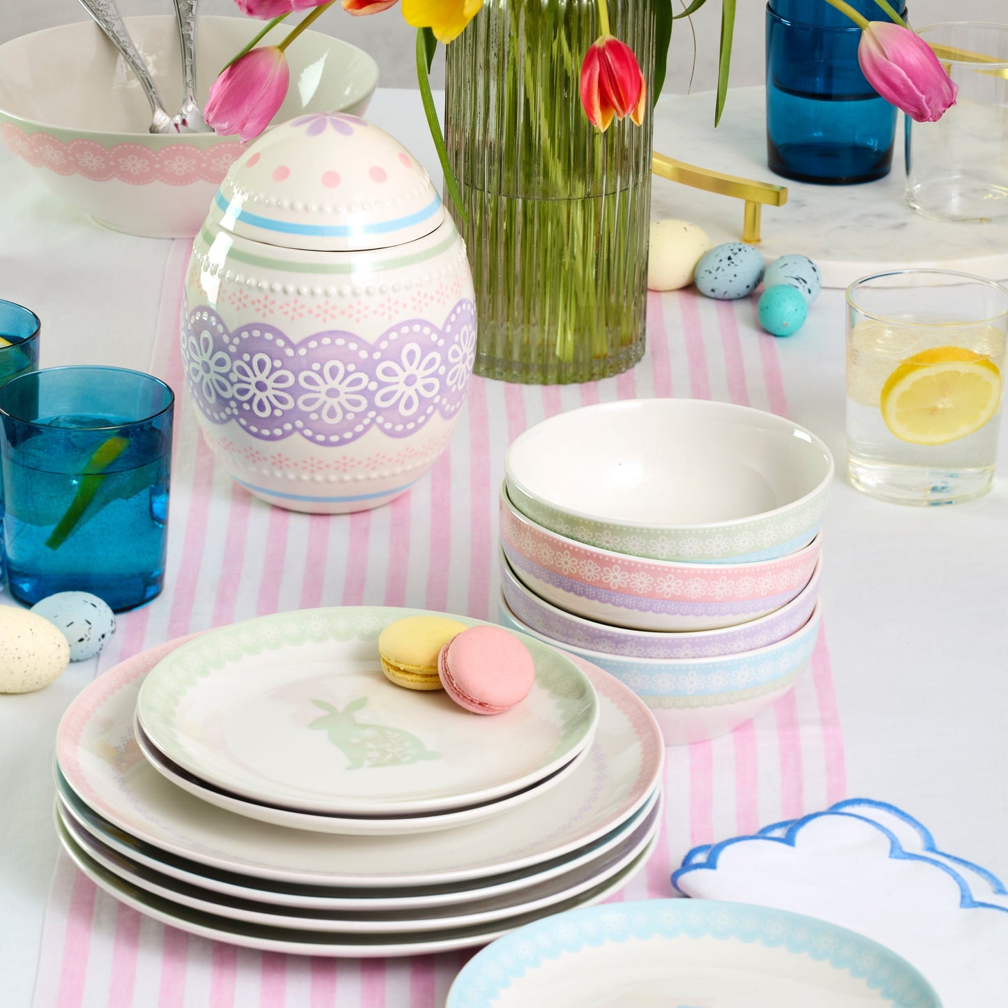 Bunny Hop All-Purpose Bowls, Set of 4