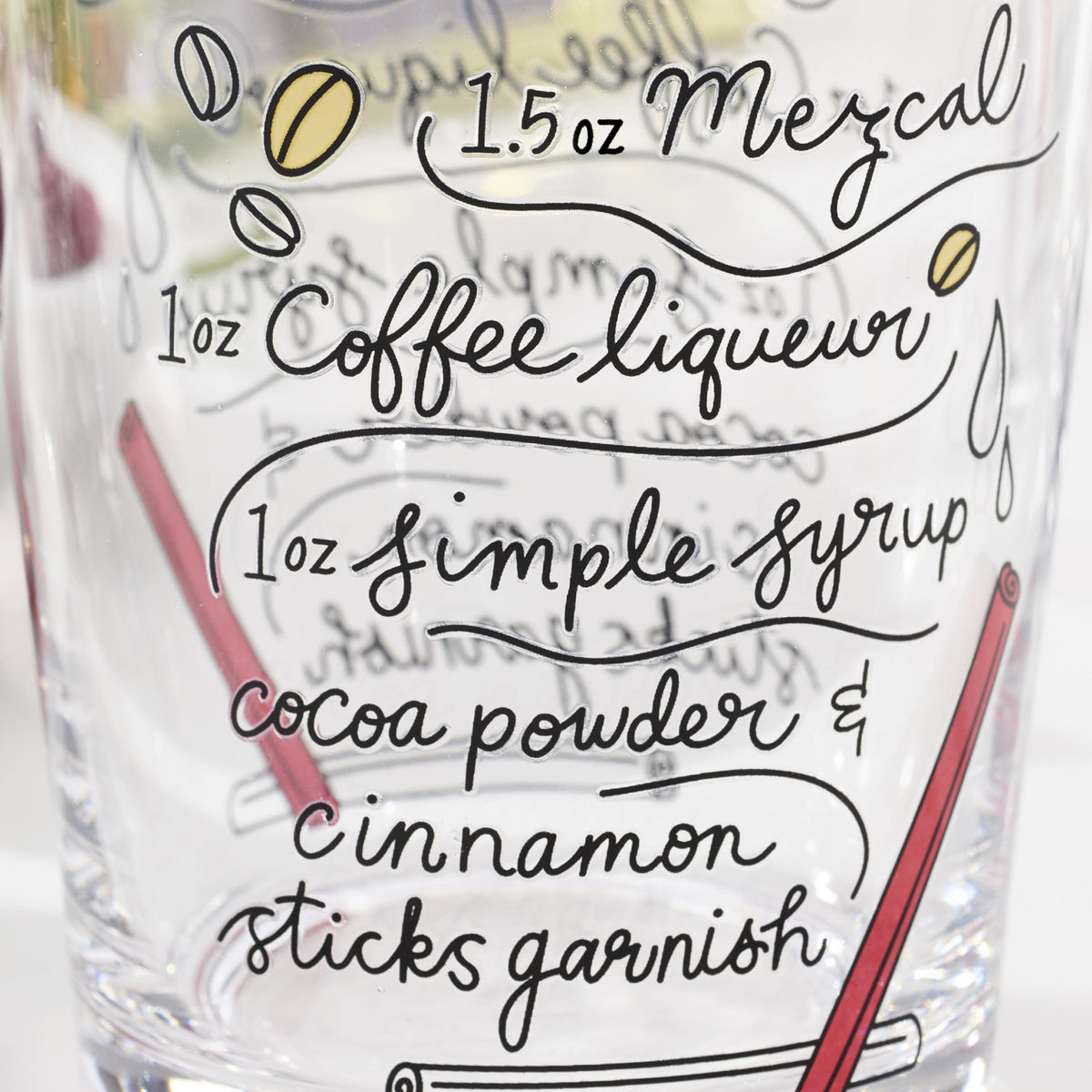 Make Merry Double Old-Fashioned Glasses, Set of 4
