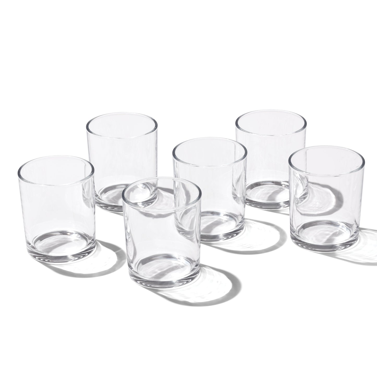 24 Seven Clear Medium Tumblers, Set of 6