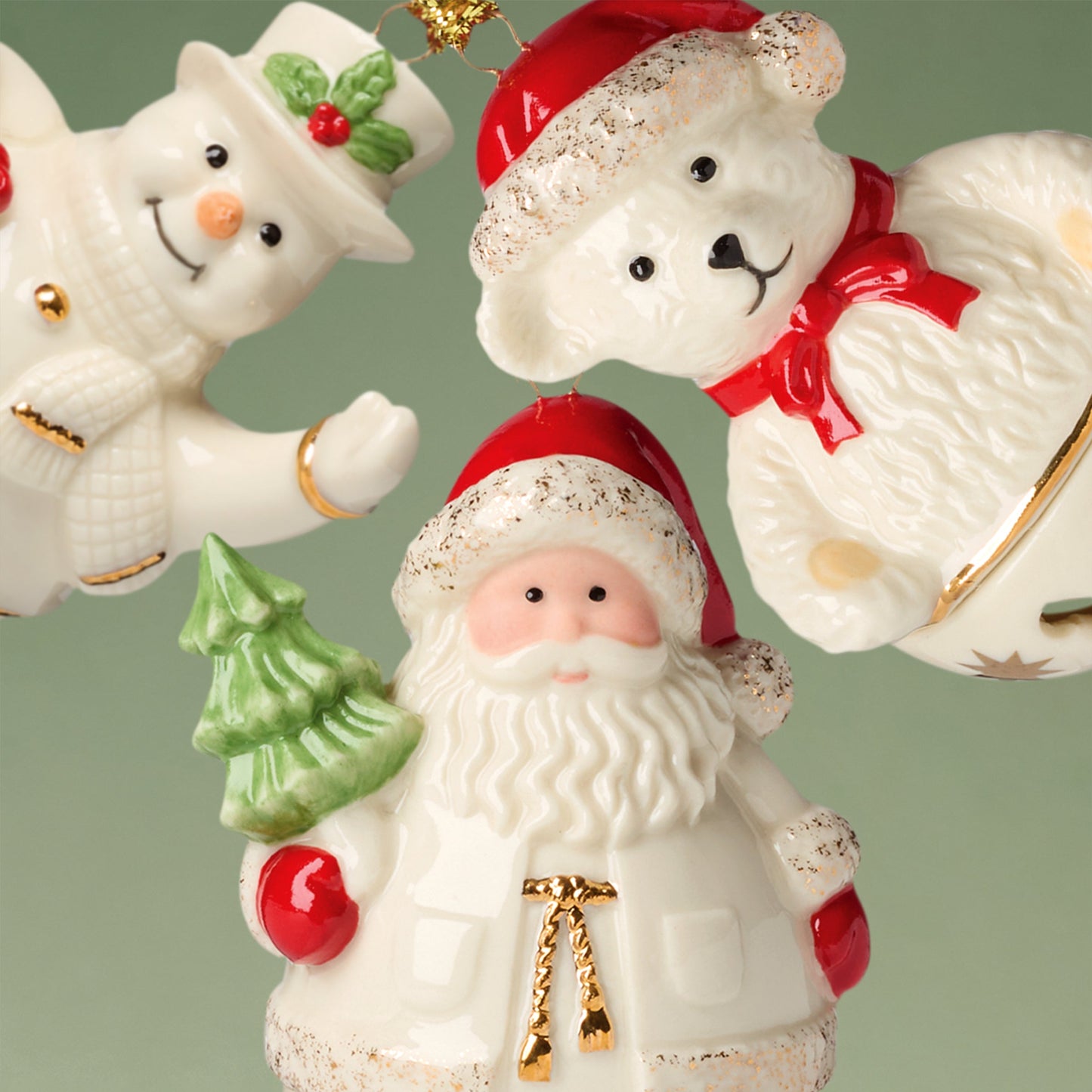 Jingle Bells 3-Piece Ornament Set