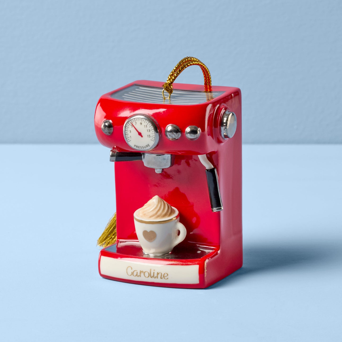 Personalized Espresso Lover Ornament