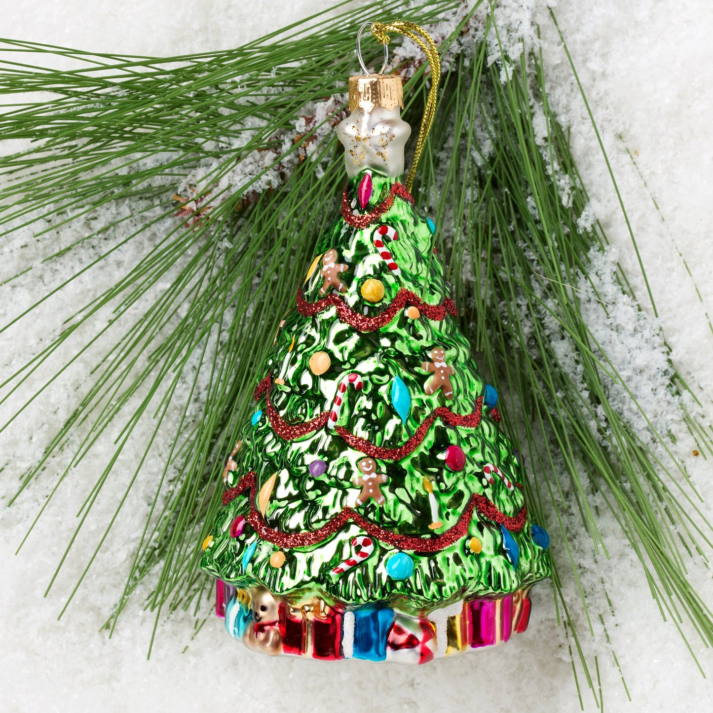 Blown Glass Tree Ornament