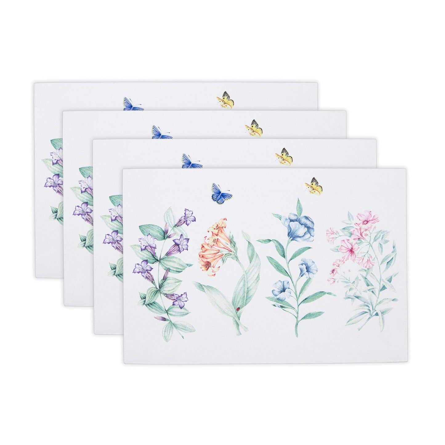 Butterfly Meadow Garden Placemats, Set of 4