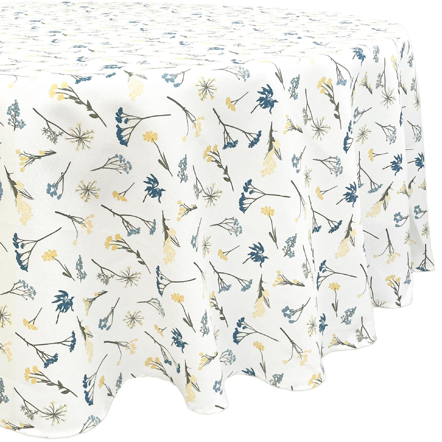 Wildflowers Allover 70x70 Round Tablecloth