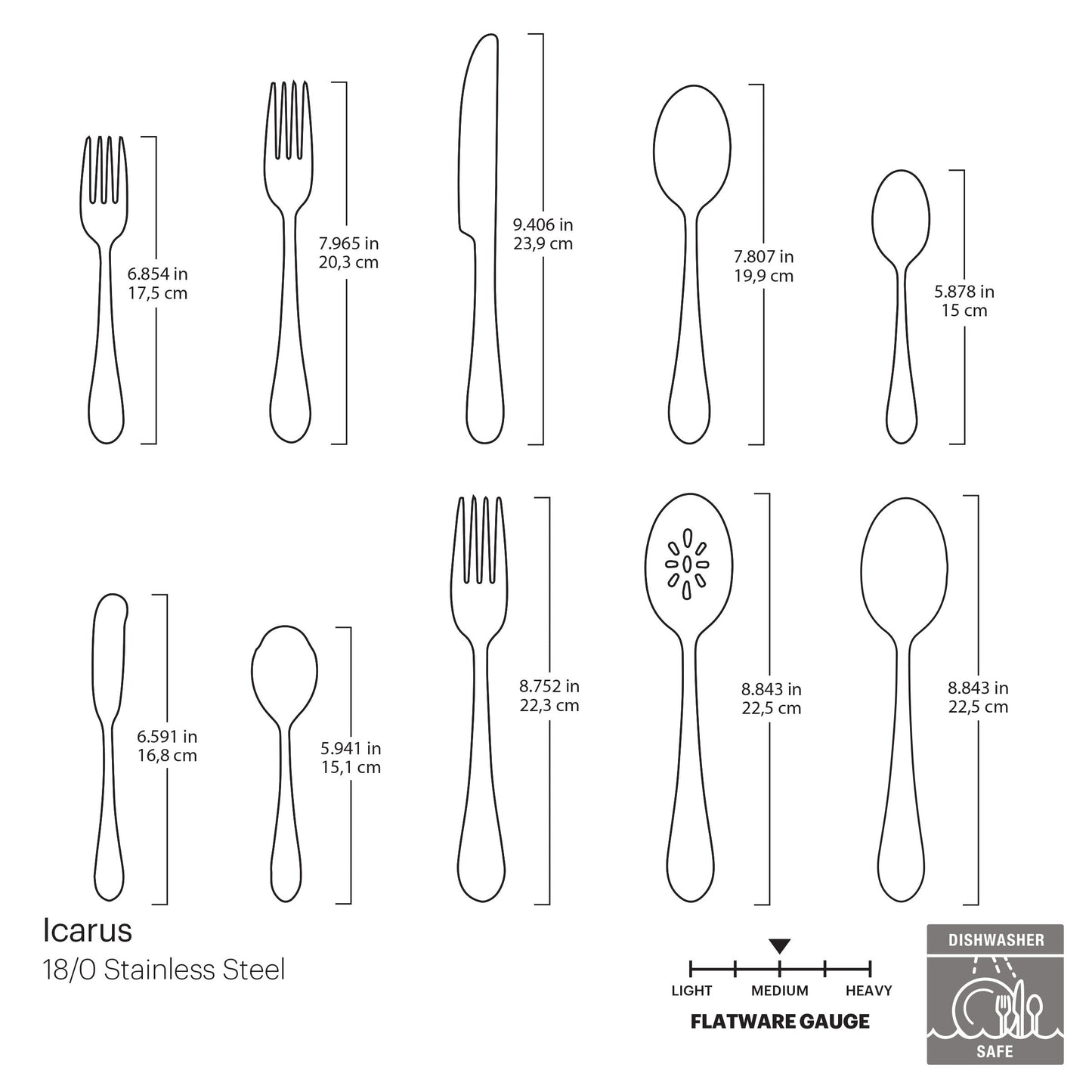 Icarus 45-Piece Flatware Set