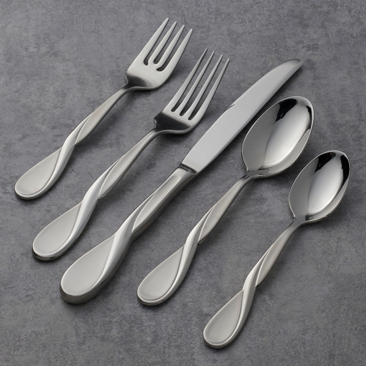 Aquarius Satin 5-Piece Place Setting