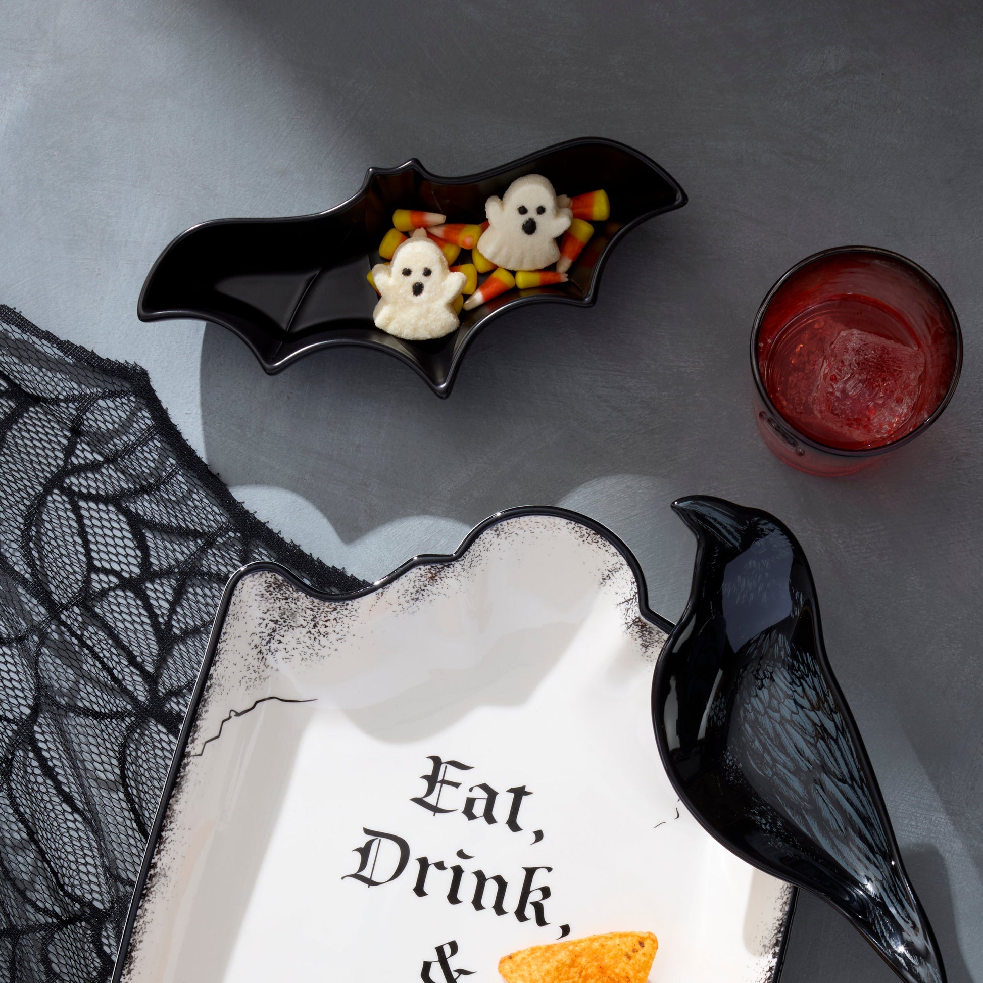 Halloween Bat Candy Dish