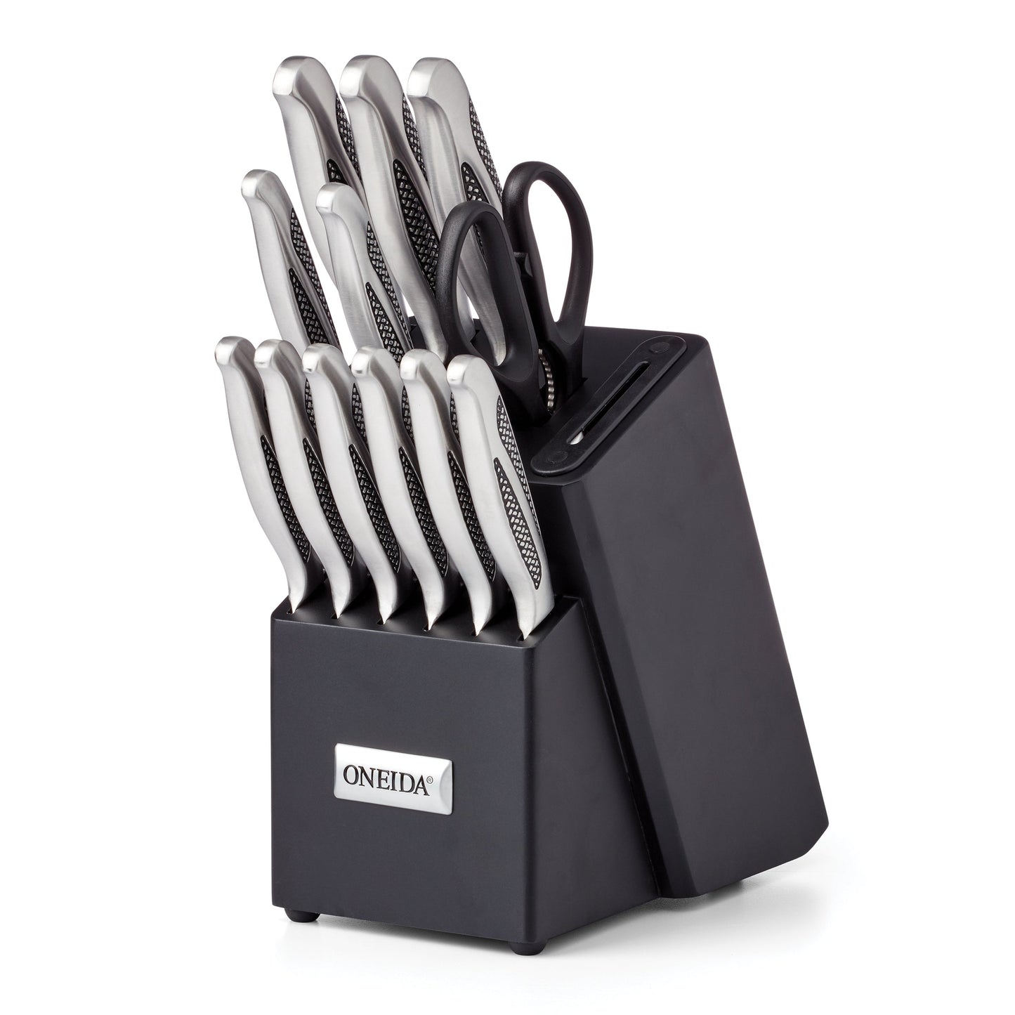 Crosshatch 14-Piece Cutlery Block Set