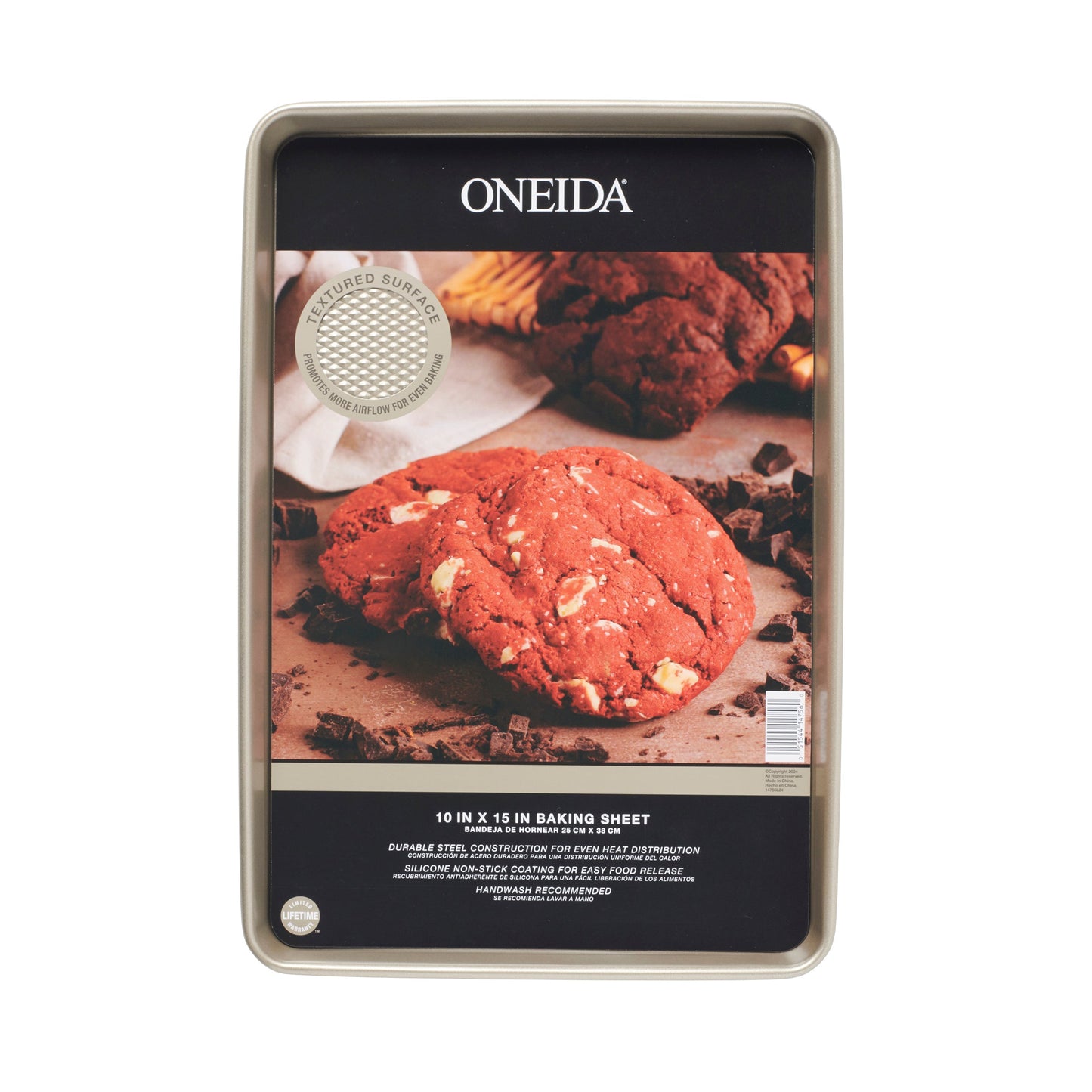 Oneida Kitchen 10x15 Textured Cookie Sheet