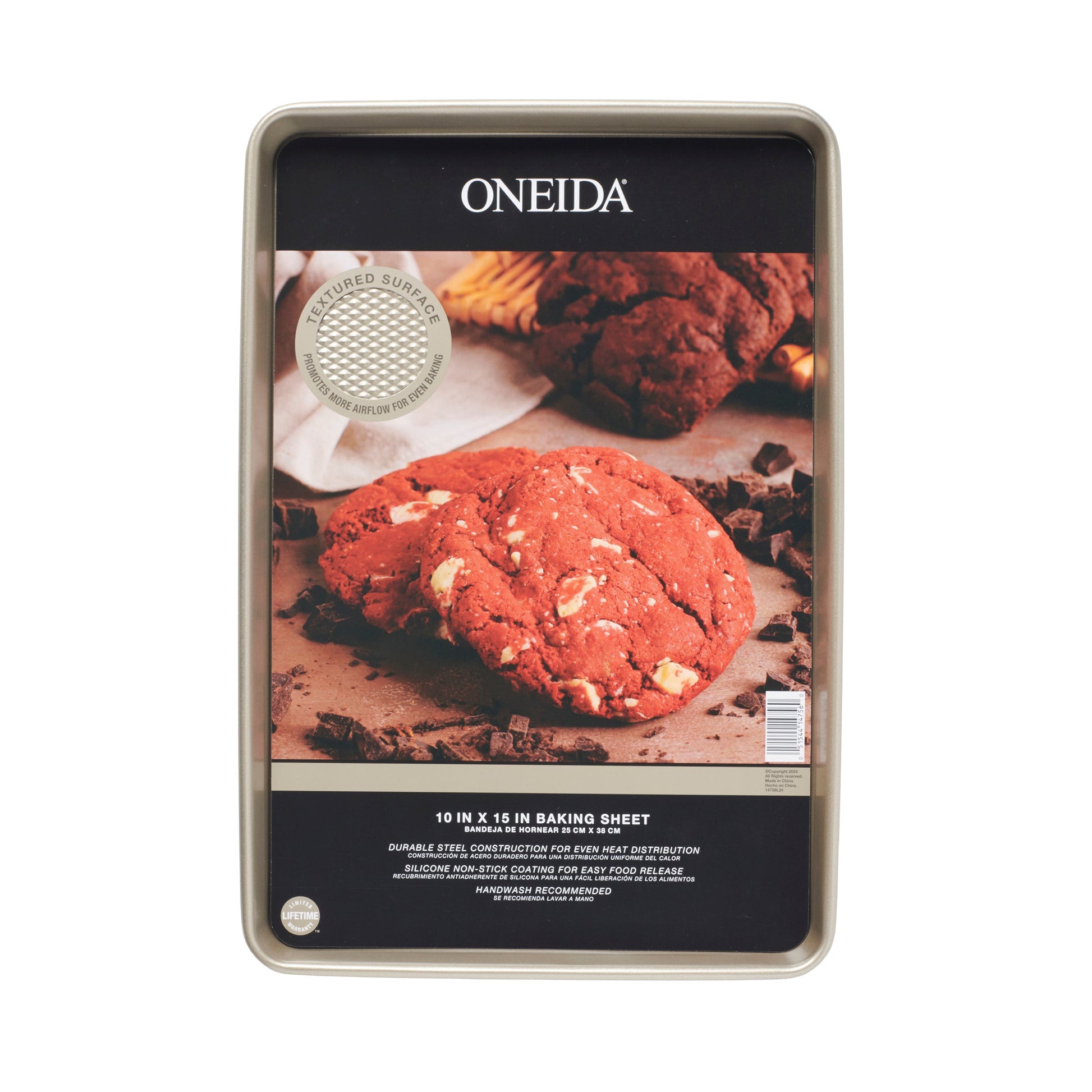Oneida Kitchen 10x15 Textured Cookie Sheet