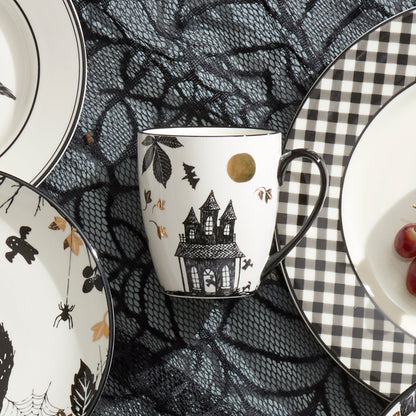 Haunted Halloween Mugs, Set of 4