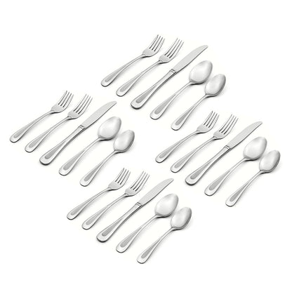 Satin Sand Dune 20-Piece Flatware Set