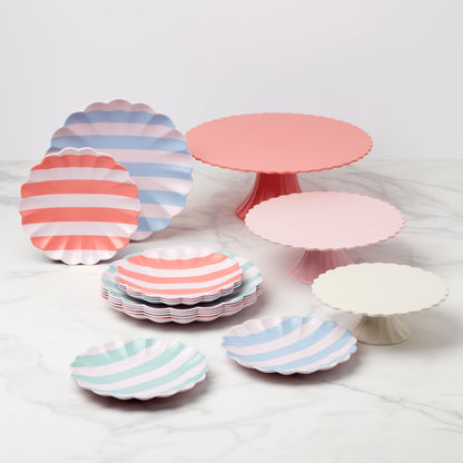 Bamboo Cream Small Cake Stand