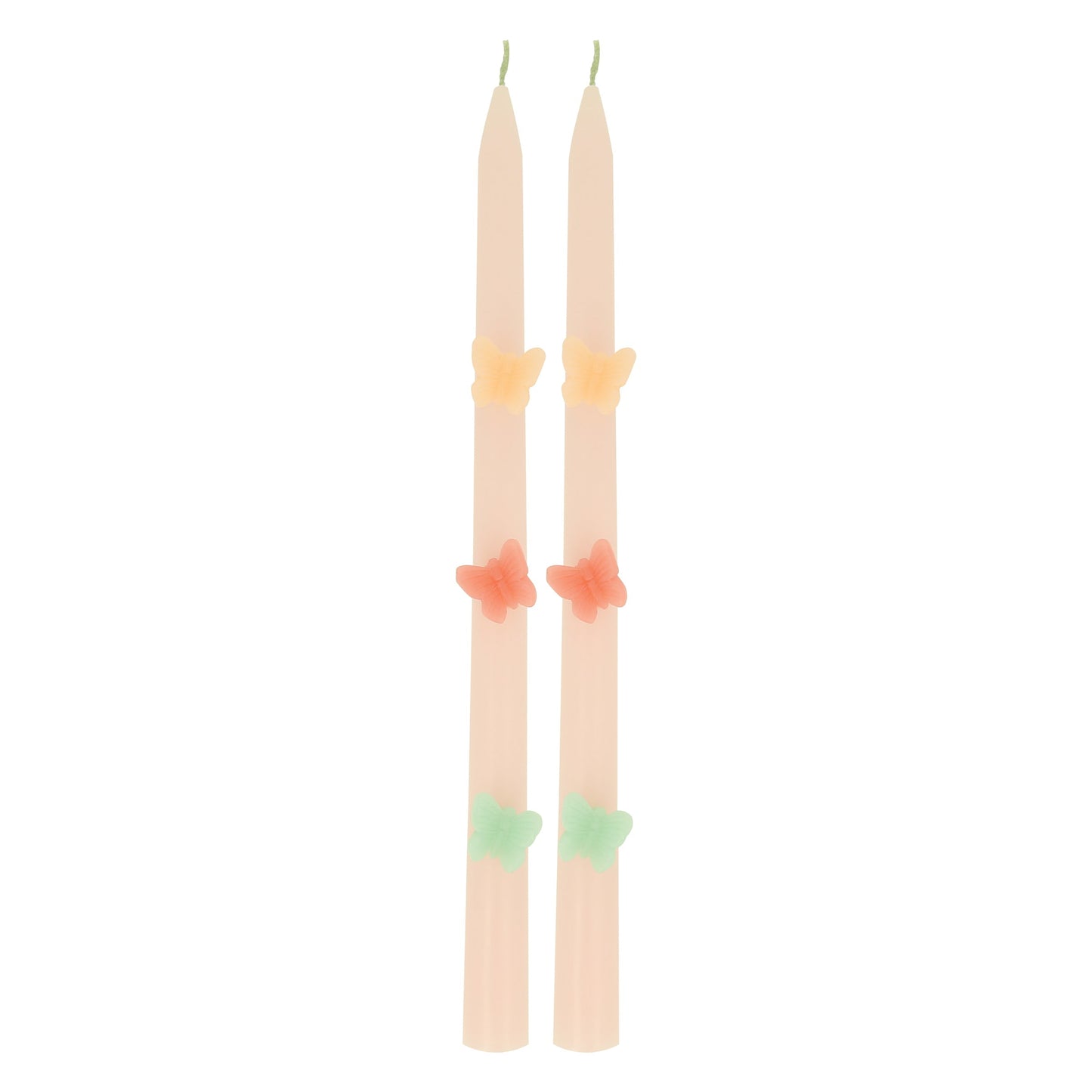 Butterfly Taper Candles, Set of 2