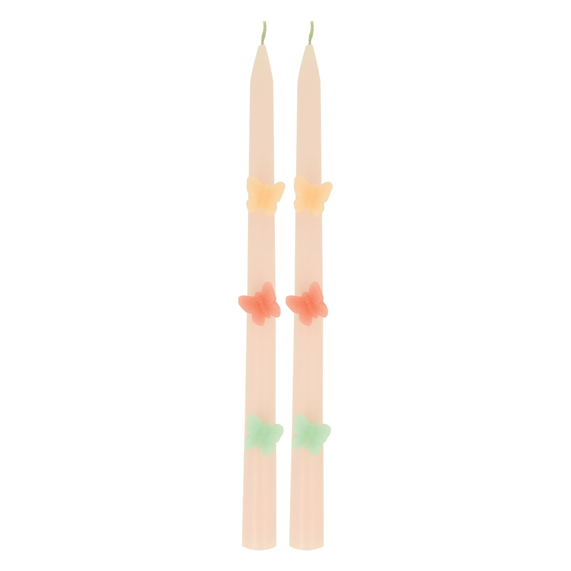 Butterfly Taper Candles, Set of 2