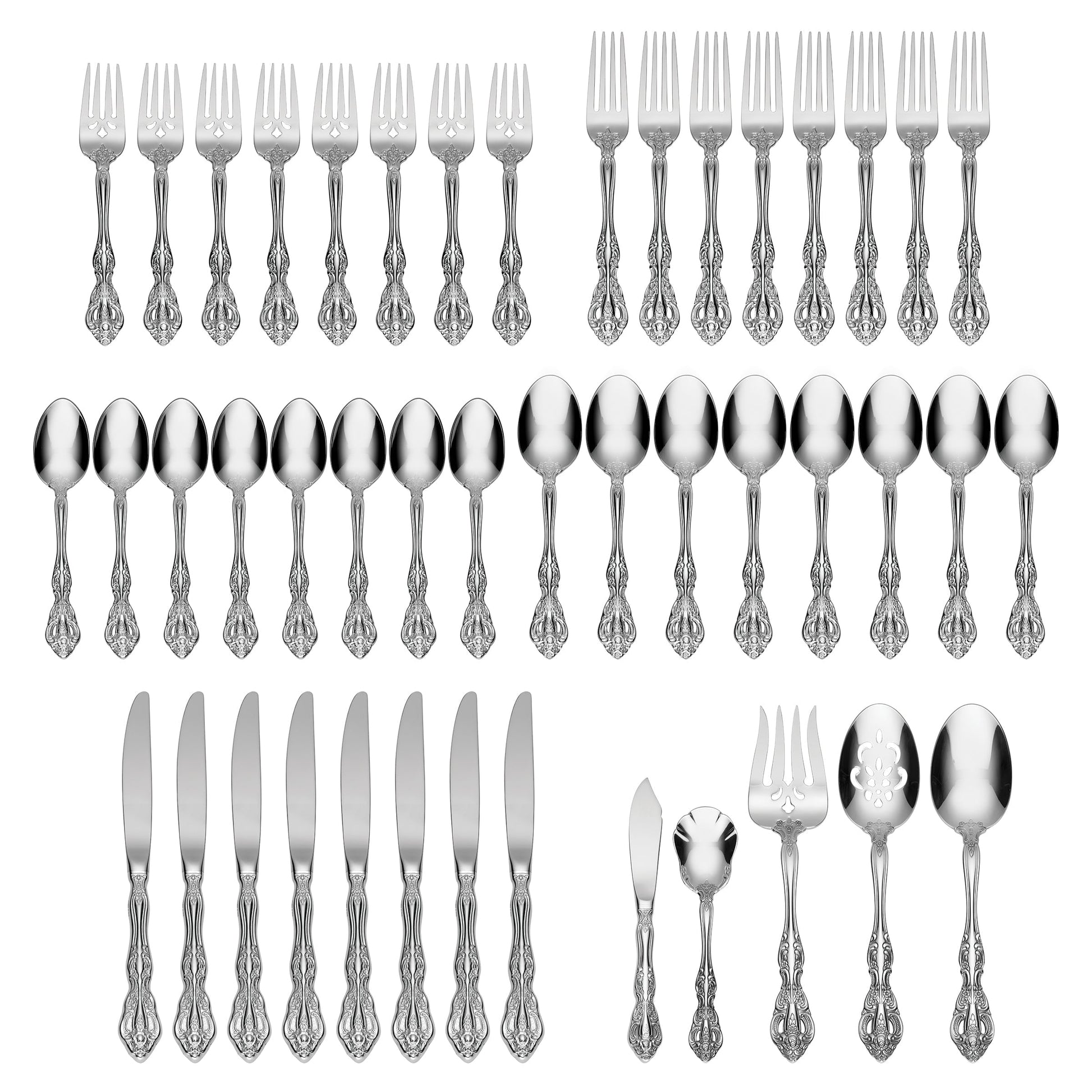 Michelangelo 45-Piece Flatware Set