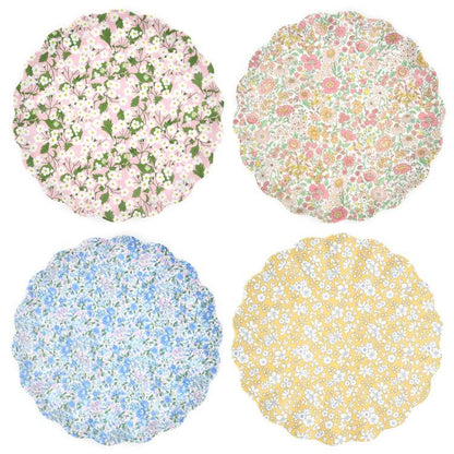 Meri Meri X Liberty Floral Melamine Large Plate, Set of 4