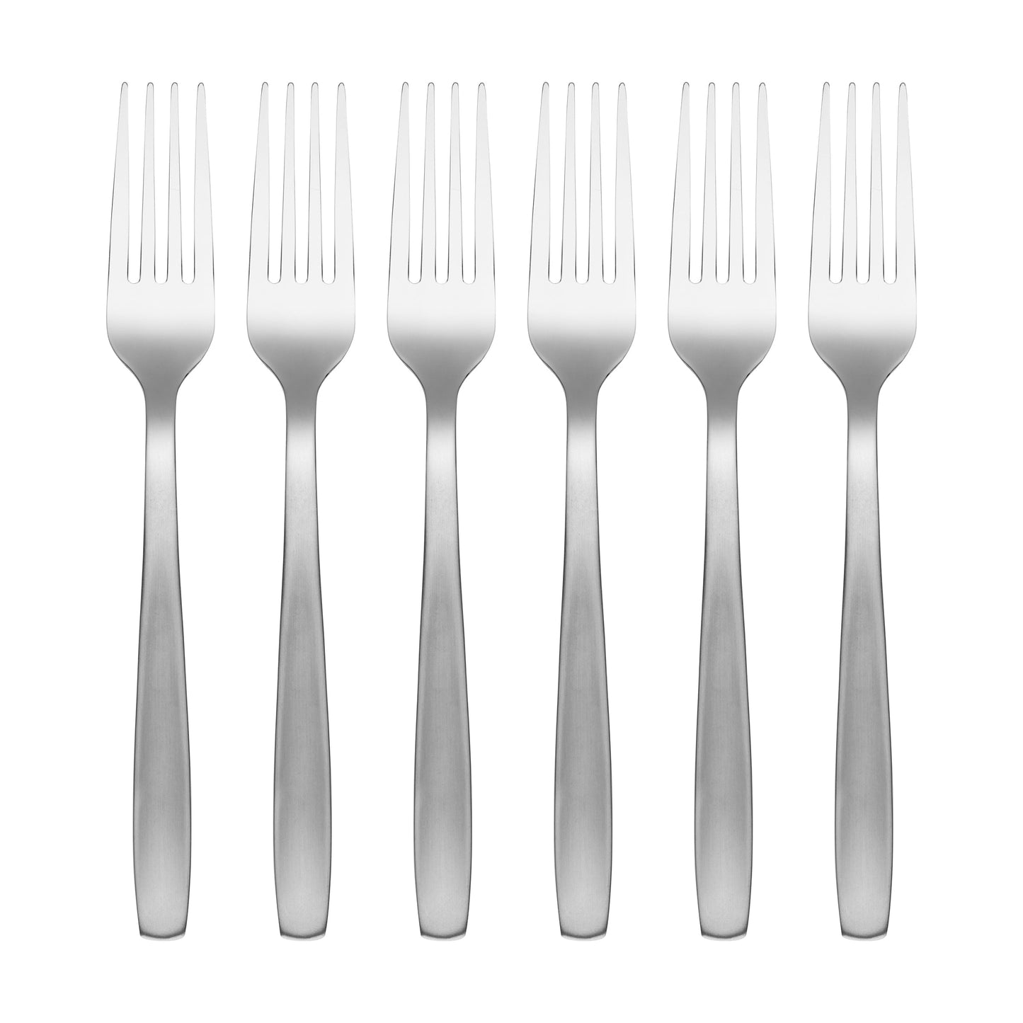 Paulina Satin Mirror Dinner Forks, Set of 6