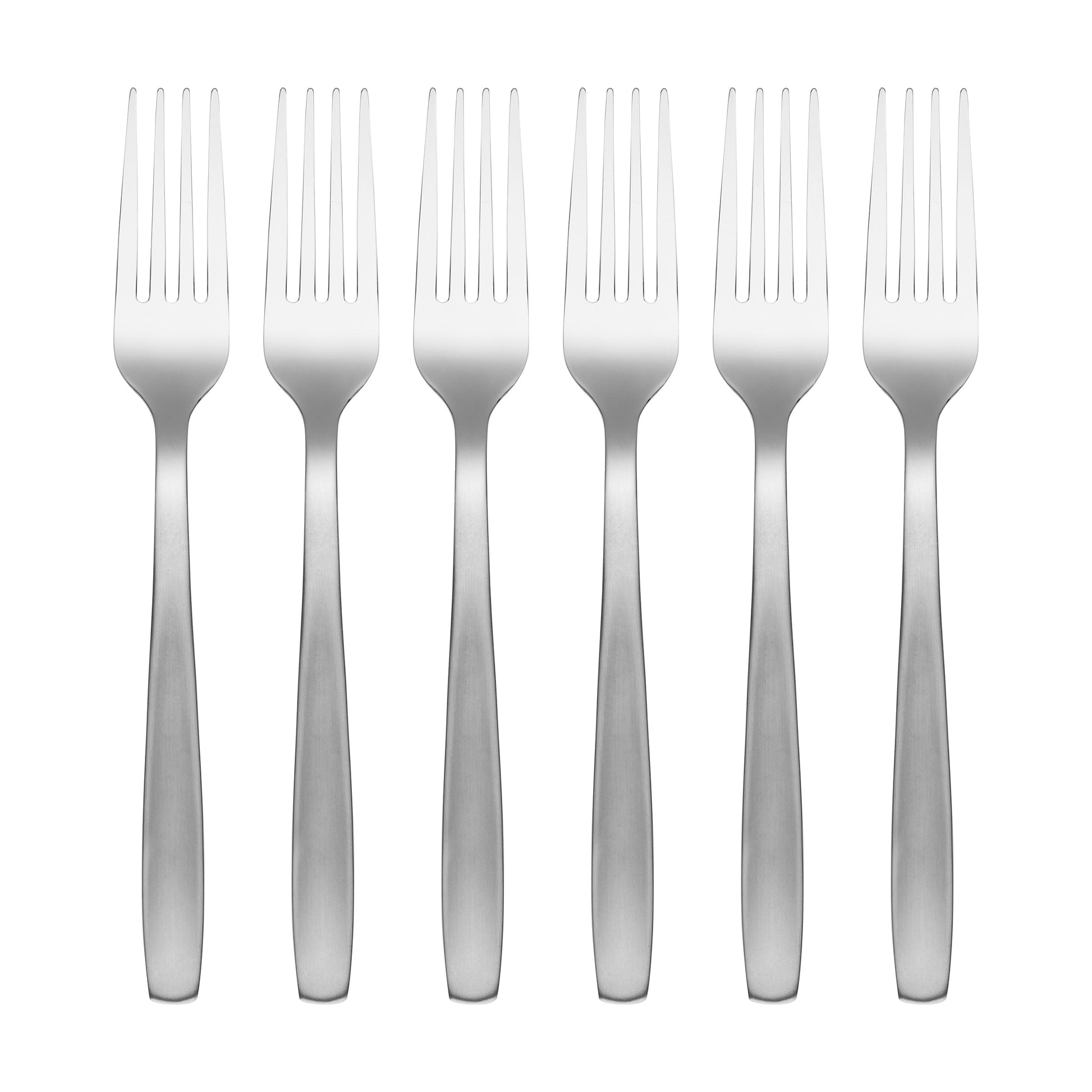 Paulina Satin Mirror Dinner Forks, Set of 6