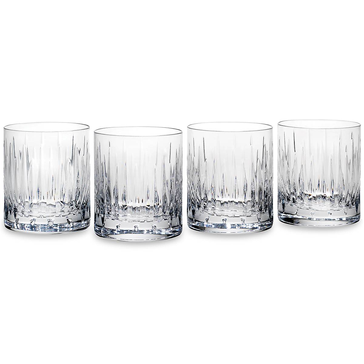 Soho Crystal Double Old-Fashioned Glasses, Set of 4