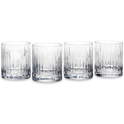 Soho Crystal Double Old-Fashioned Glasses, Set of 4