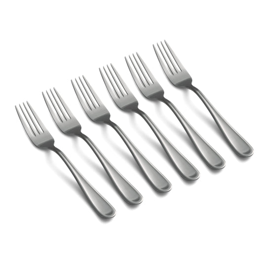 Malibu Satin Dinner Fors, Set of 6