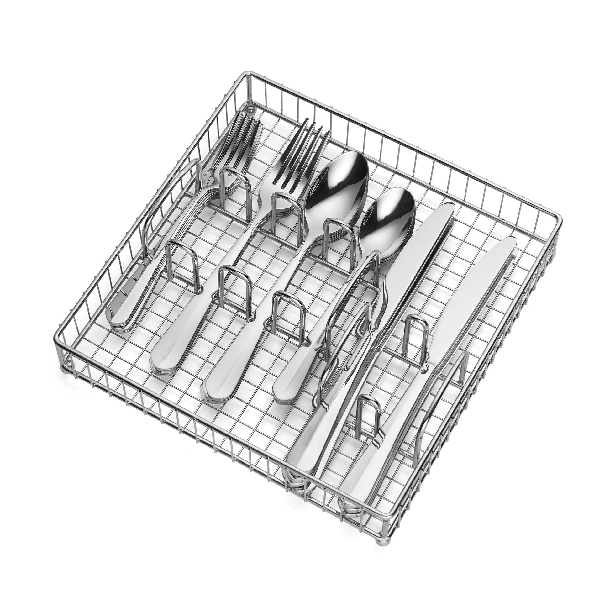 Raiden 40-Piece Flatware Set with Caddy