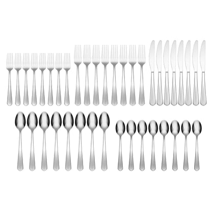 Raiden 40-Piece Flatware Set with Caddy