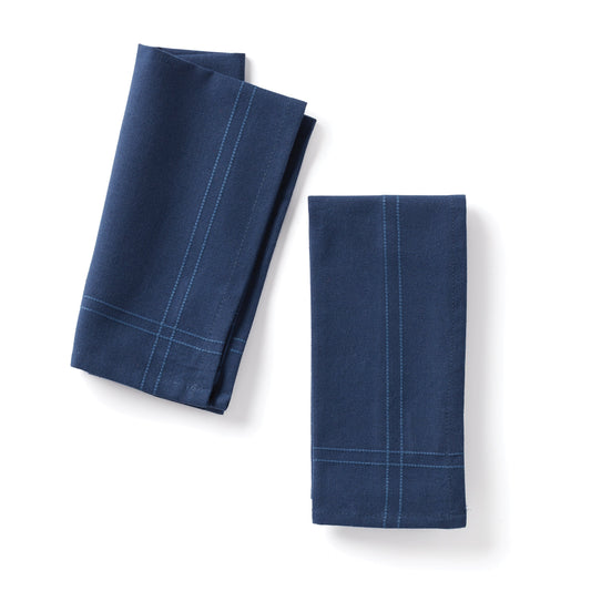 Essentials Navy Dinner Napkins, Set of 2