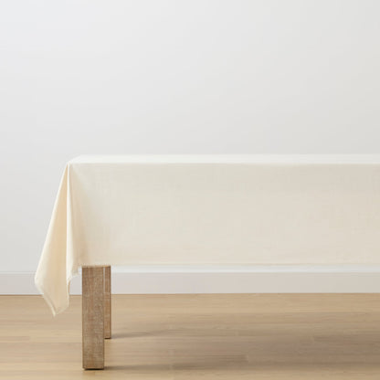 French Perle Natural 60x84 Tablecloth