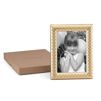 Watchband Satin Gold 5x7 Photo Frame