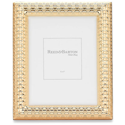 Watchband Satin Gold 5x7 Photo Frame