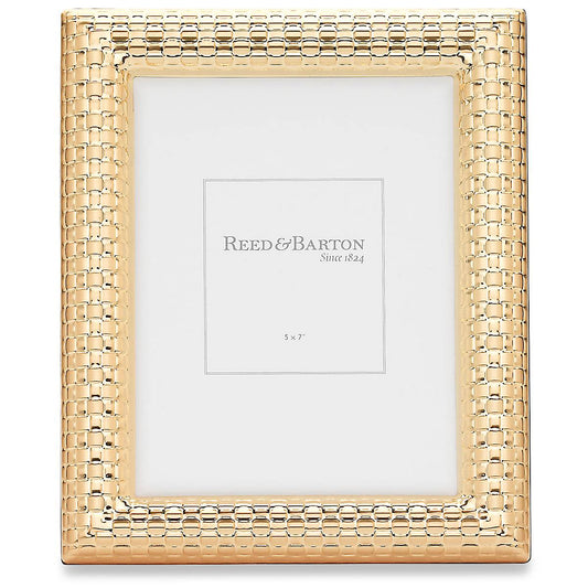 Watchband Satin Gold 5x7 Photo Frame