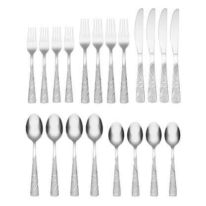 Sasha Sand 20-Piece Flatware Set