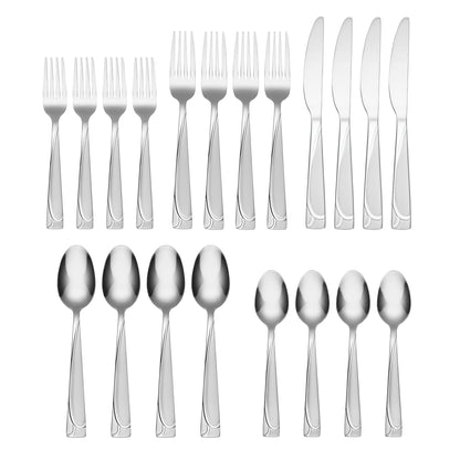 Mena Frost 20-Piece Flatware Set