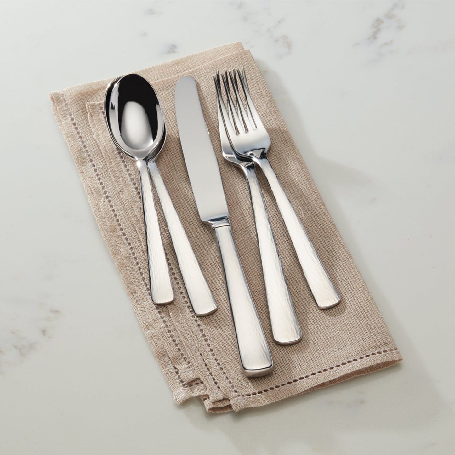 Silver Echo 5-Piece Place Setting