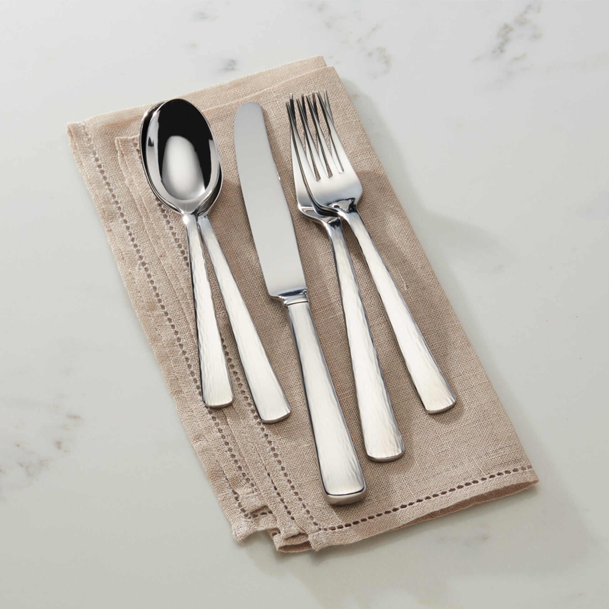Silver Echo 5-Piece Place Setting