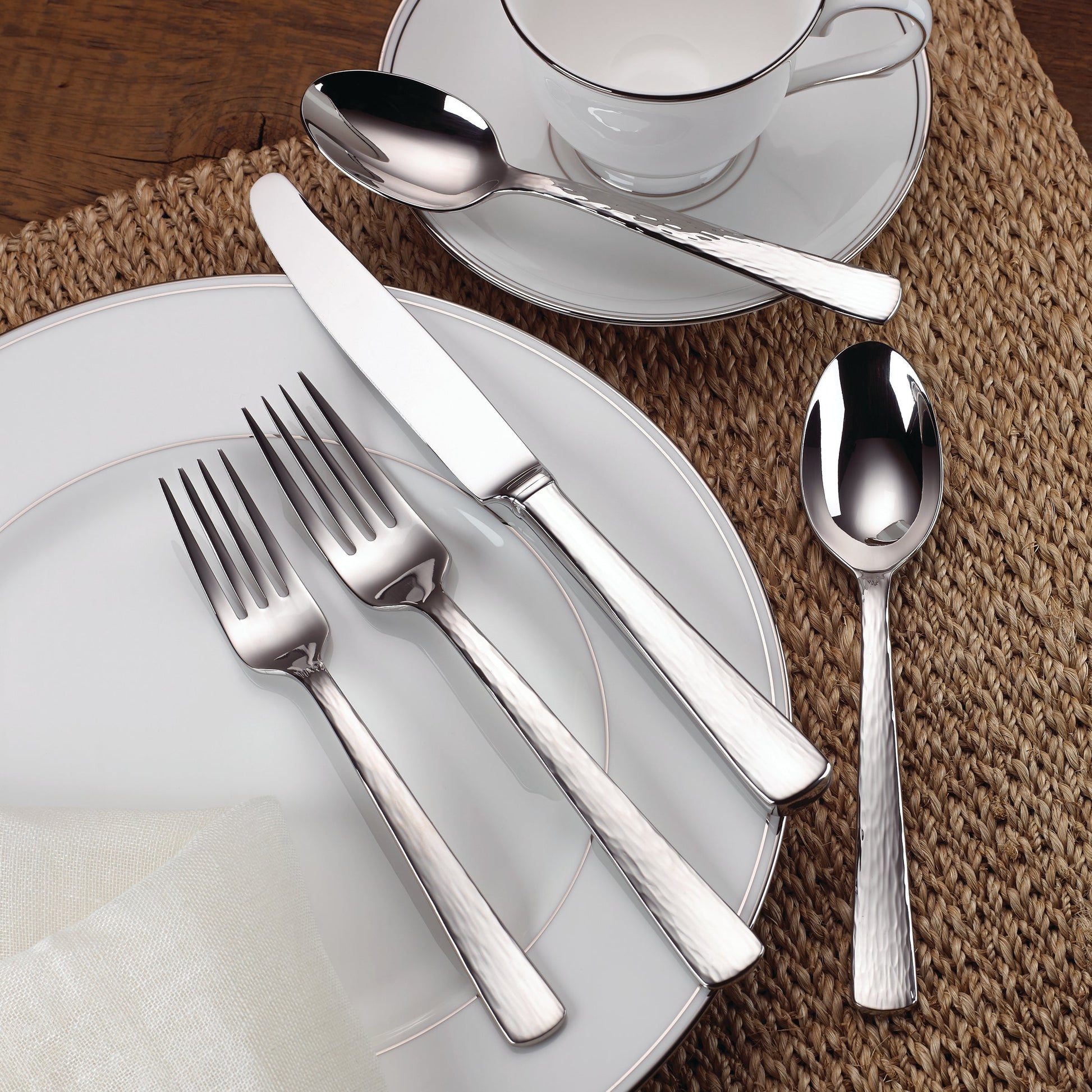 Silver Echo 5-Piece Place Setting