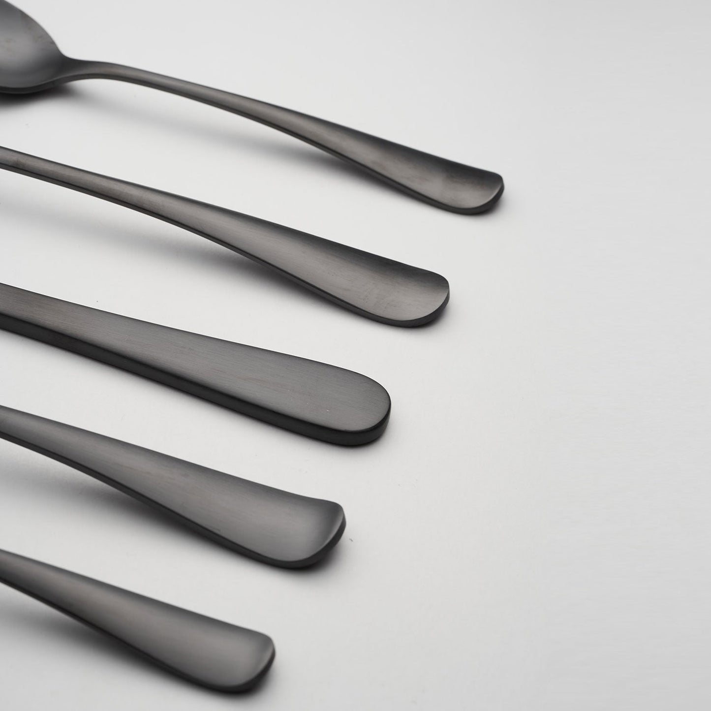 Rhiannon Black Satin 20-Piece Flatware Set