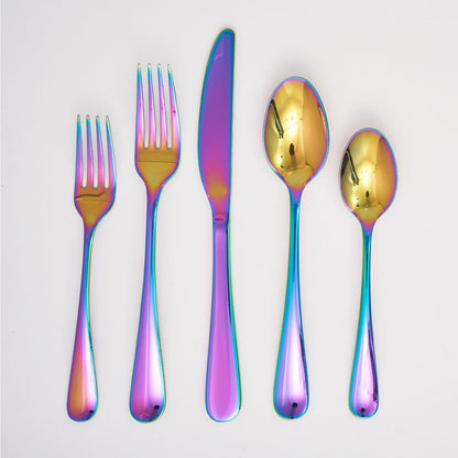 Rhiannon Rainbow Mirror 20-Piece Flatware Set