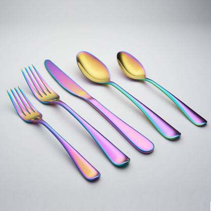 Rhiannon Rainbow Mirror 20-Piece Flatware Set