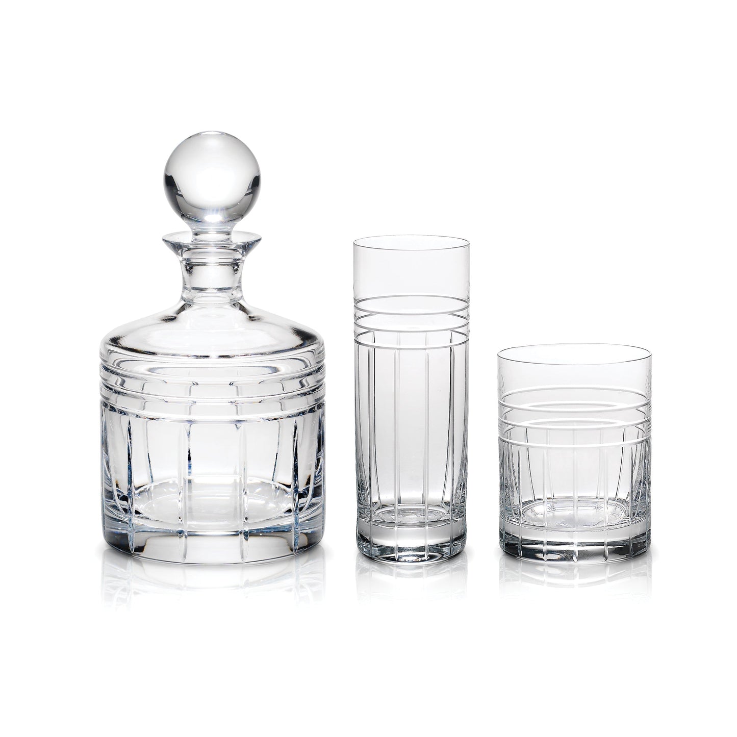Tempo Crystal Double Old-Fashioned Glasses, Set of 4