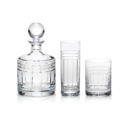 Tempo Crystal Double Old-Fashioned Glasses, Set of 4